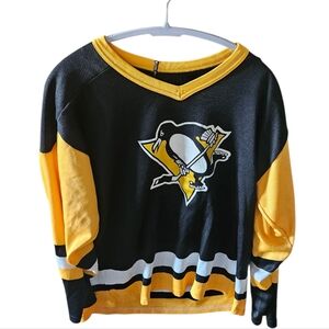 CCM Maska Vintage Pens Jersey Large CL0046